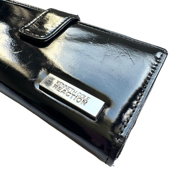 🔃Kenneth Cole Reaction Black Faux Leather Wallet - Picture 6 of 11